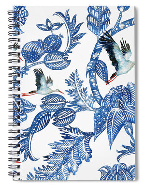 Royal Batik Migration - Spiral Notebook