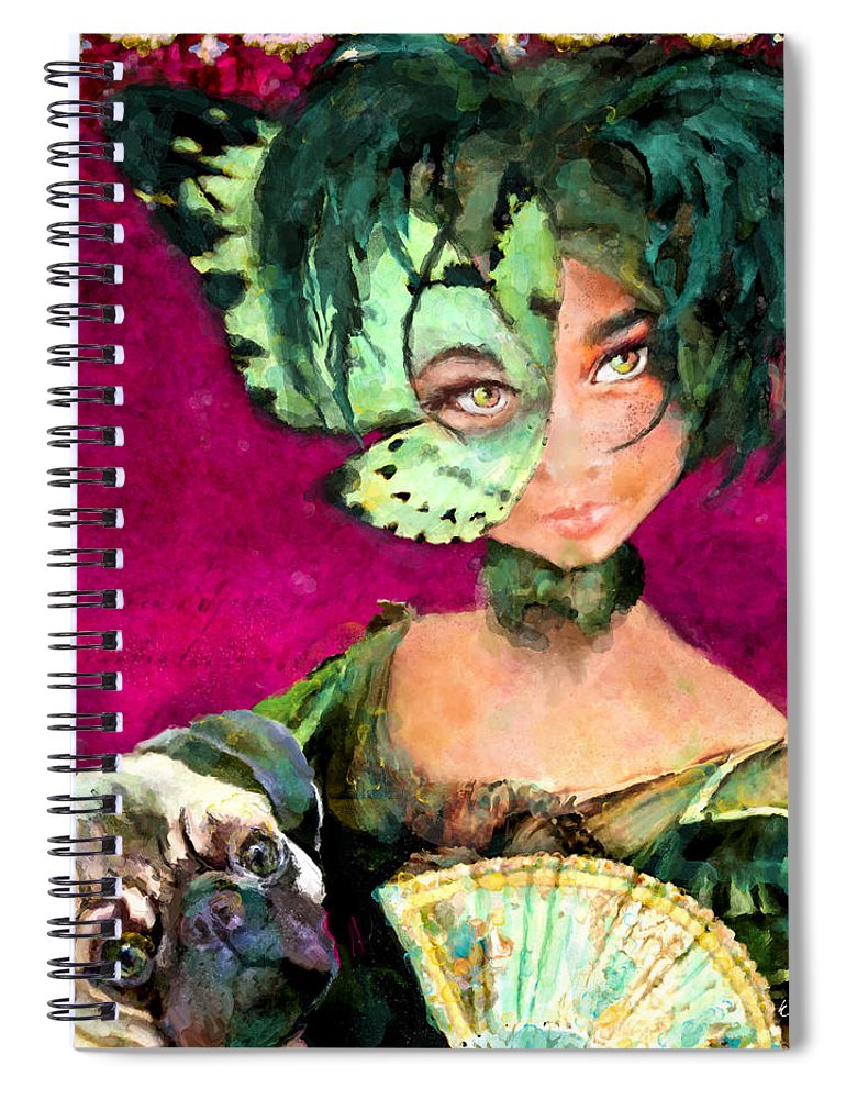 The Mademoiselle 'tite Poulette And Clotile Attend Bal De Cordon Bleu - Spiral Notebook