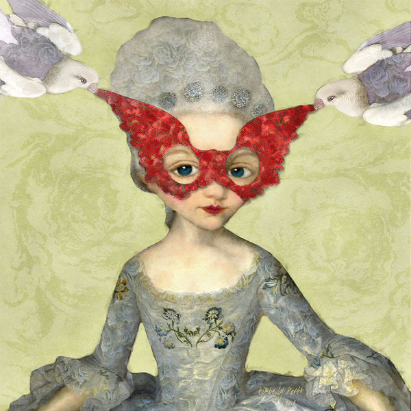 Two Turtle Doves - Art Print