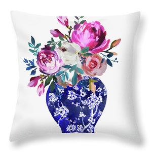 Vivid Chinoiserie Number 1 - Throw Pillow