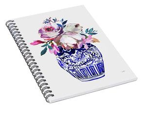 Vivid Chinoiserie Number 2 - Spiral Notebook