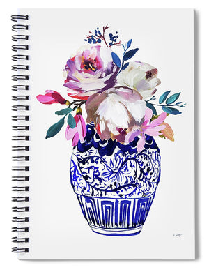 Vivid Chinoiserie Number 2 - Spiral Notebook