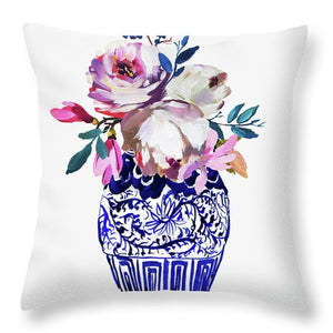 Vivid Chinoiserie Number 2 - Throw Pillow