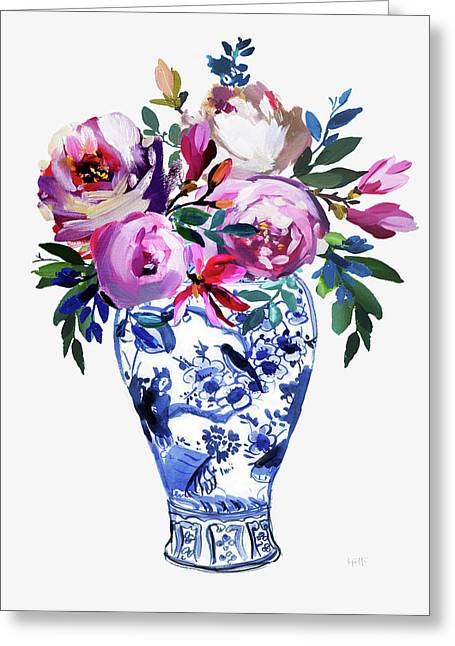 Vivid Chinoiserie Number 3 - Greeting Card