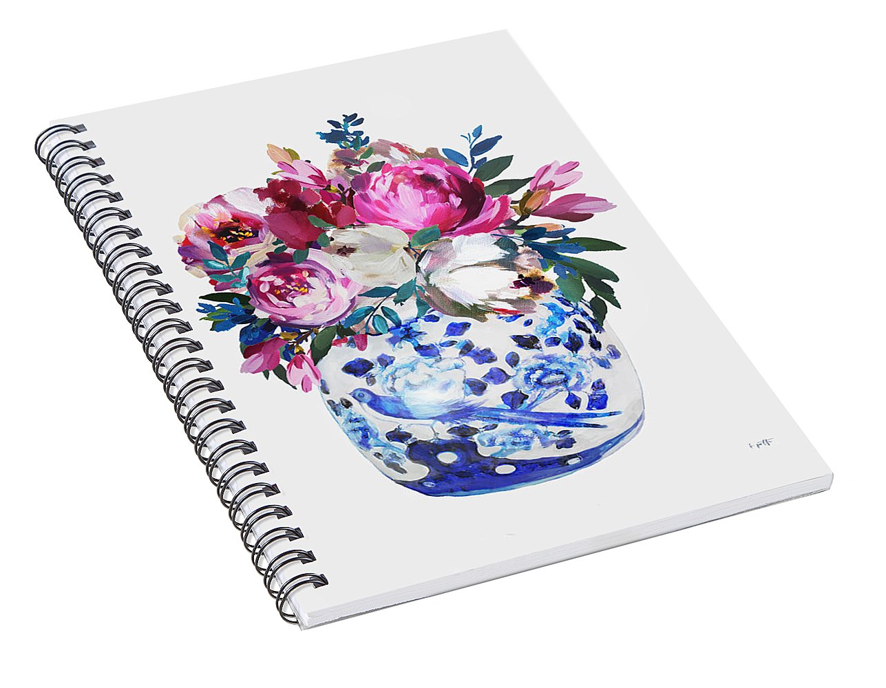 Vivid Chinoiserie Number 4 - Spiral Notebook