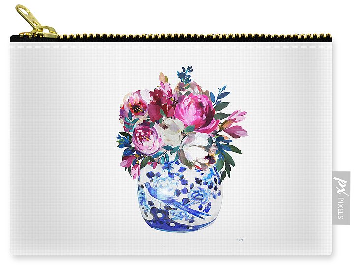 Vivid Chinoiserie Number 4 - Carry-All Pouch