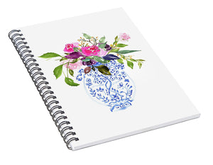 Whimsical Chinoiserie - Number 2 - Spiral Notebook