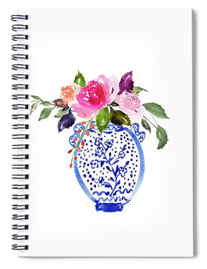 Whimsical Chinoiserie - Number 3 - Spiral Notebook